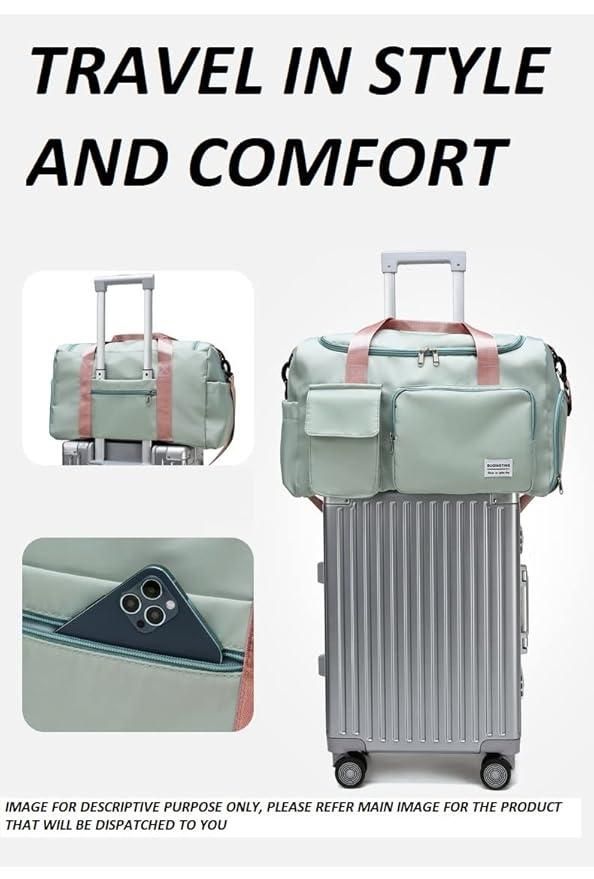 Duffle Bag with Shoe Compartment