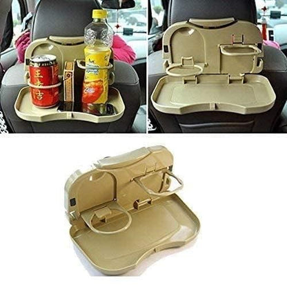 Portable Car Back Seat Cup Table Tray