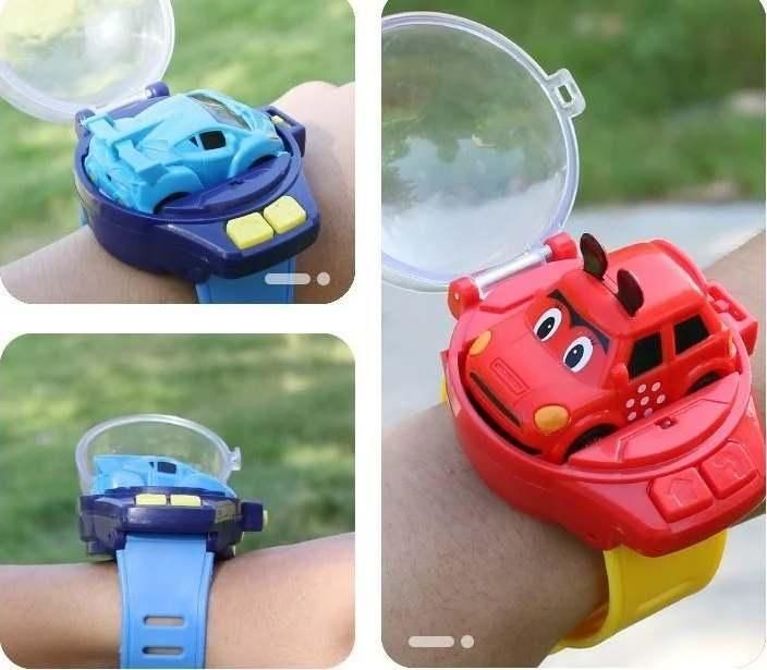 Speed Up Car Cartoon Mini Watch Car Toy, Usb Rechargeable Remote Control Toy