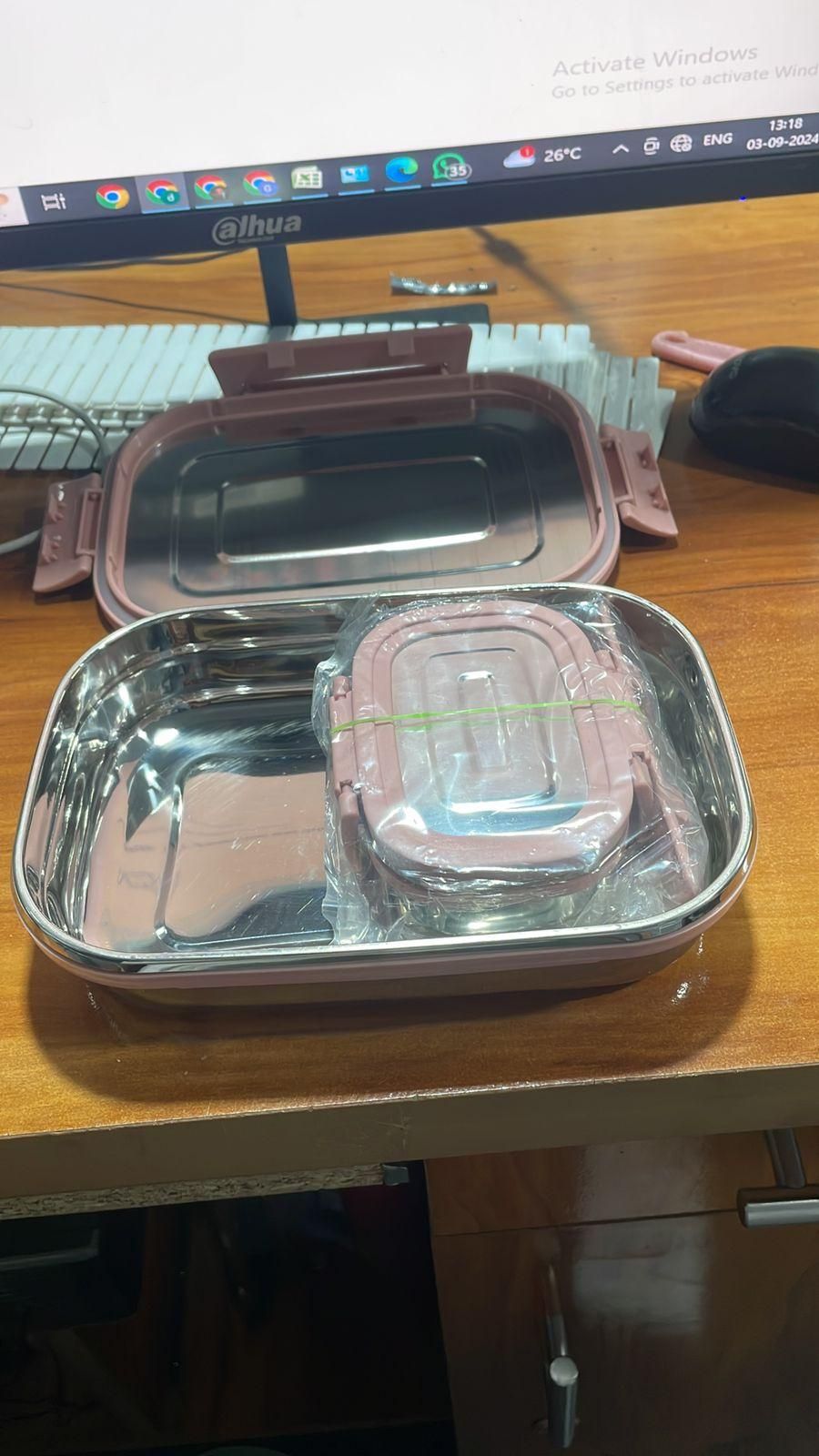 Stainless Steel Insulated Airtight Leak-Proof Lunch Box