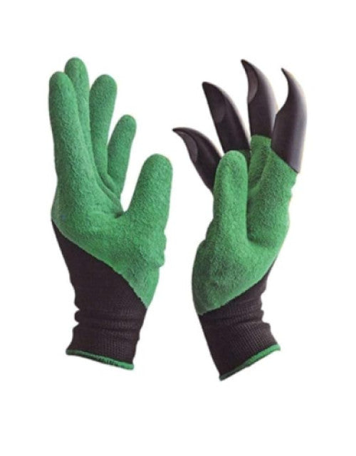 Green Garden Hand Gloves, Size: Medium