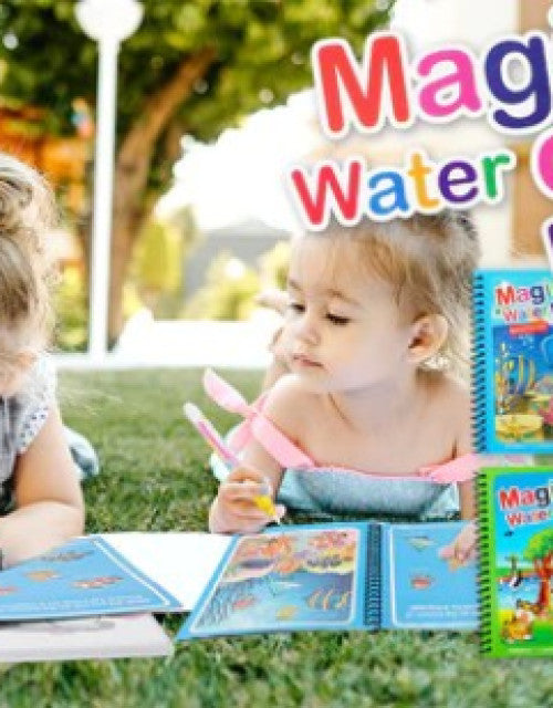 Magical Water Painting Book For Kids (Pack of 4)