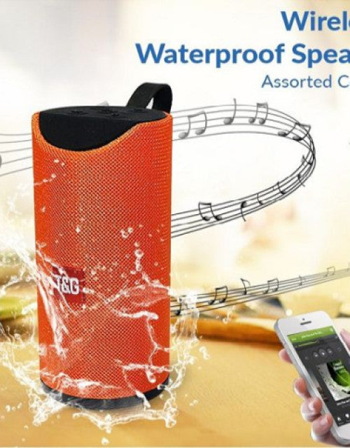 TG113 Portable Bluetooth Speaker with USB/Micro SD Card/AUX/Mic Multimedia Speaker System Super Bass Compatible with Android, iOS & Windows Devices