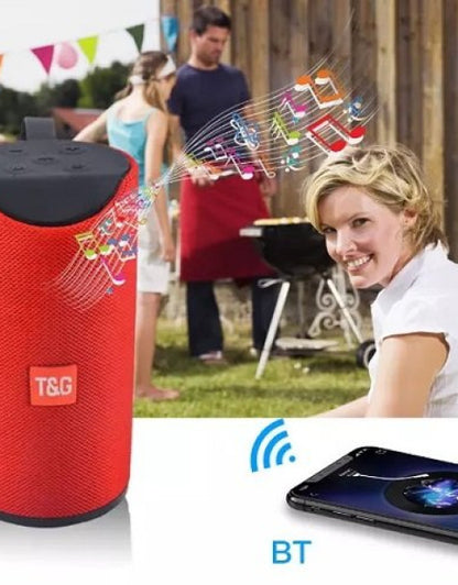 TG113 Portable Bluetooth Speaker with USB/Micro SD Card/AUX/Mic Multimedia Speaker System Super Bass Compatible with Android, iOS & Windows Devices